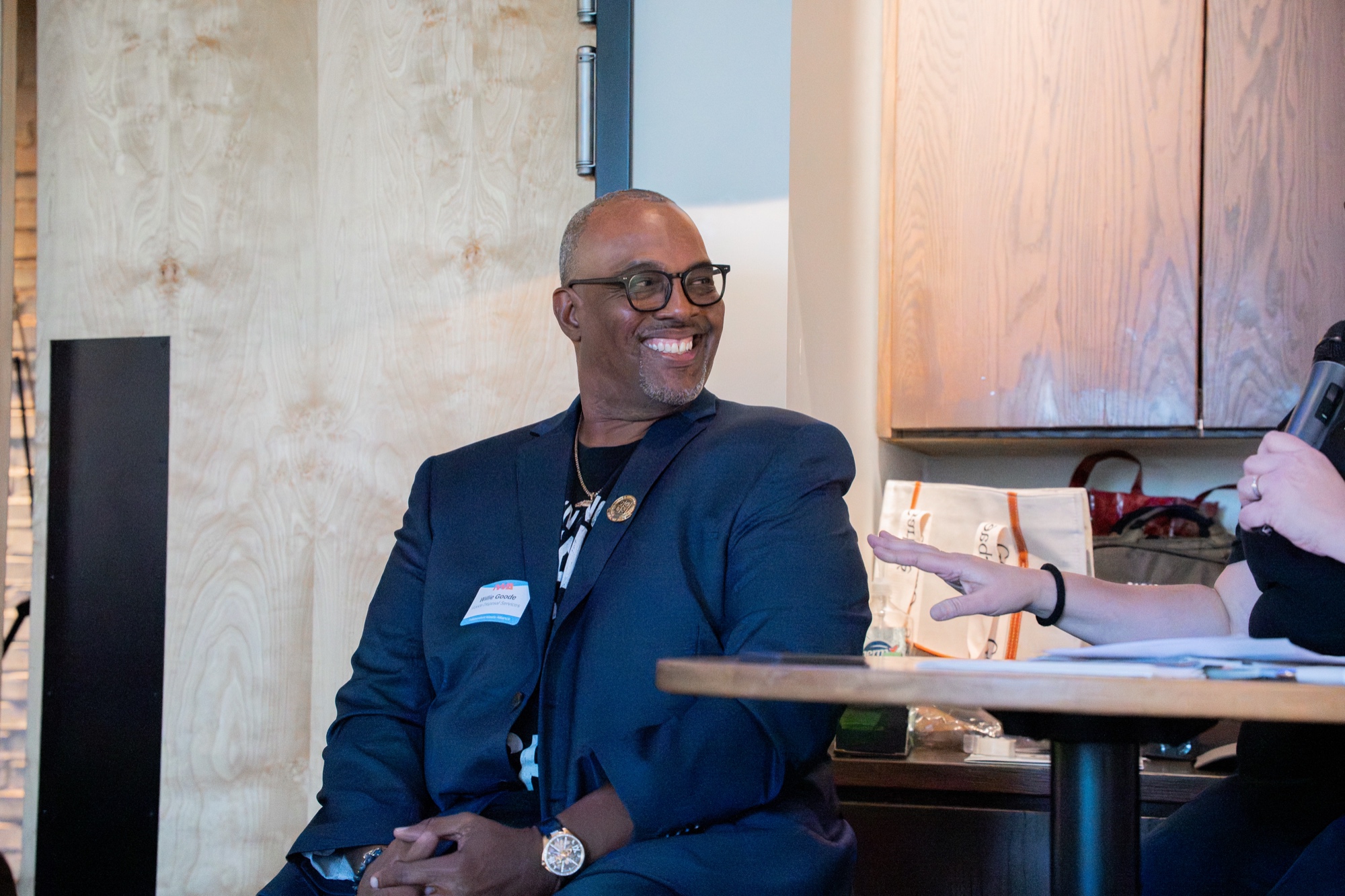 Willie Goode speaking at the IWA Charlotte Chapter Kickoff